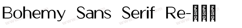 Bohemy Sans Serif Re字体转换